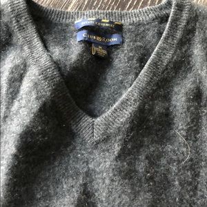 Dark gray cashmere sweater